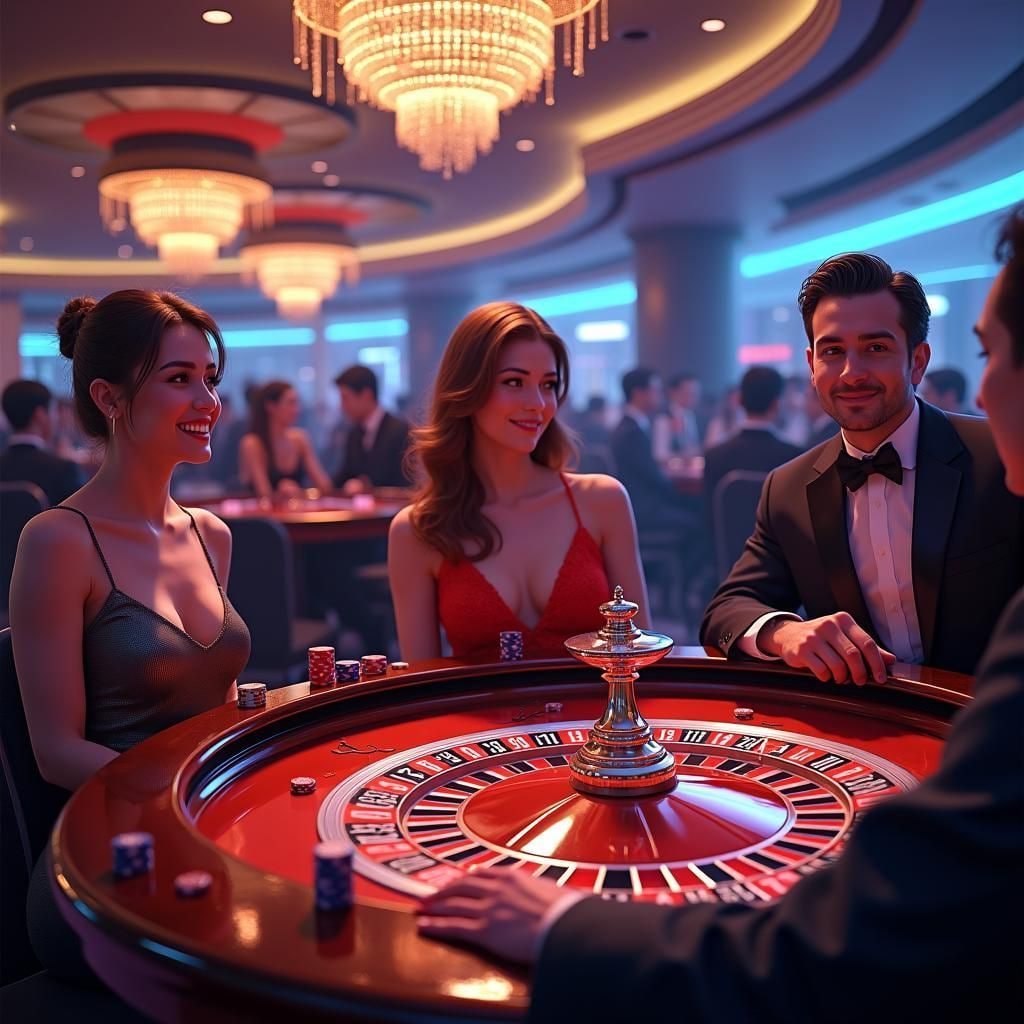 Live casino dengan dealer profesional dan berbagai permainan meja di platform asikqq